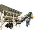 horizontal cement silo dry mix concrete plant